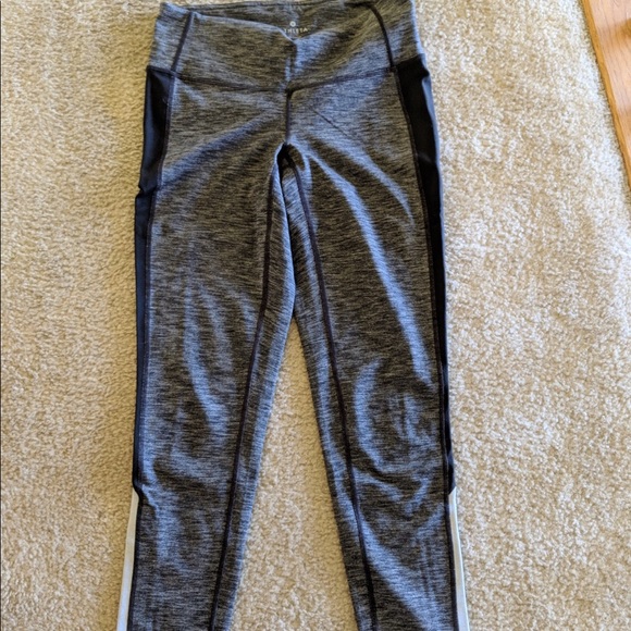 Athleta black and grey leggings - Picture 1 of 3